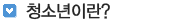 청소년이란