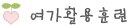 여가활용훈련